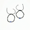 Kids Evil Eye Black Beaded Anklet