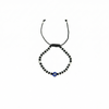 Kids Evil Eye Black Beaded Anklet