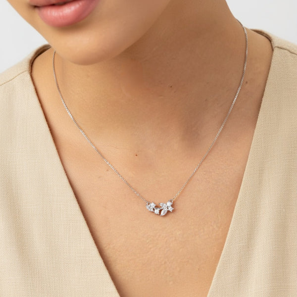 Eternal Blossom Silver Necklace