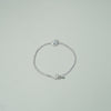Silver Teardrop Zircon Tennis Bracelet