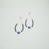 Baby Silver Evil Eye Black Bead Nazariya Anklet