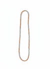 Two-tone necklace on a white background