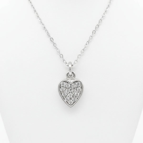Silver Heart Pendant Necklace