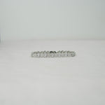 Silver Cluster Diamond Tennis Bracelet