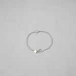 Silver Clover Mother of Pearl Tennis Bracelet