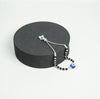 Baby Silver Evil Eye Black Bead Nazariya Anklet