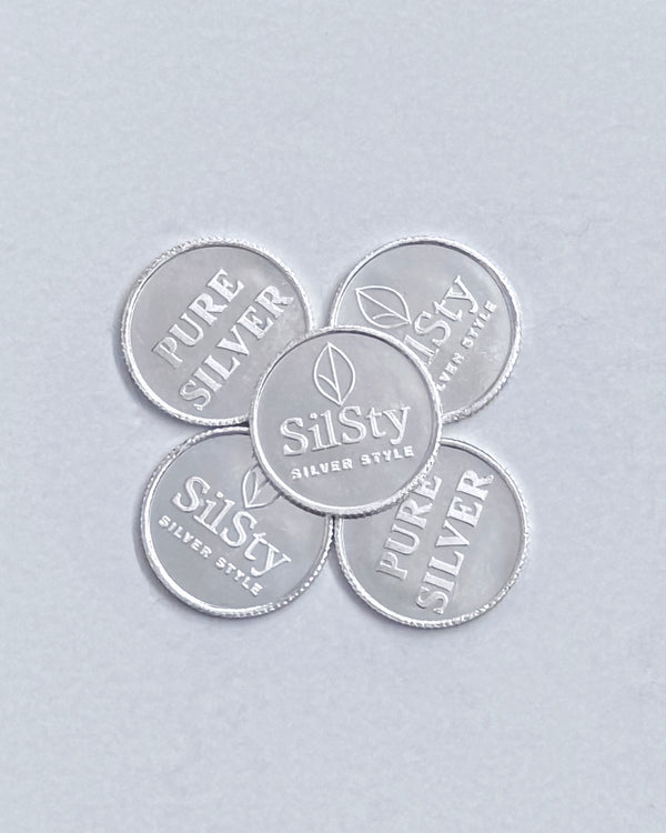 Pure Silver Coins (Set of 5)