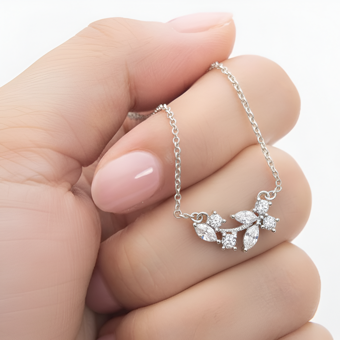 Eternal Blossom Silver Necklace